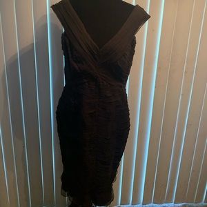 Tadashi Collection Shirred dress